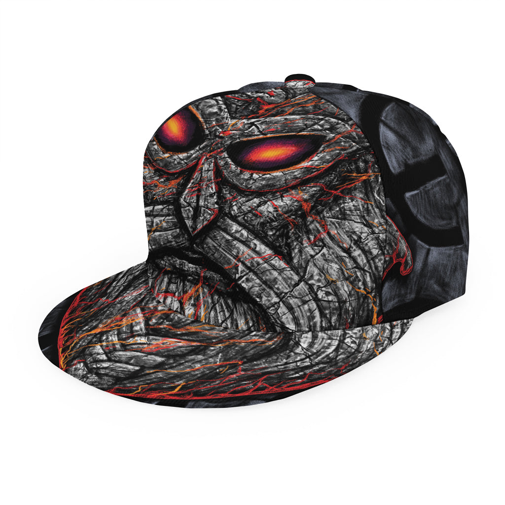 Ancient Viking Norse God Odin Print Snapback Cap