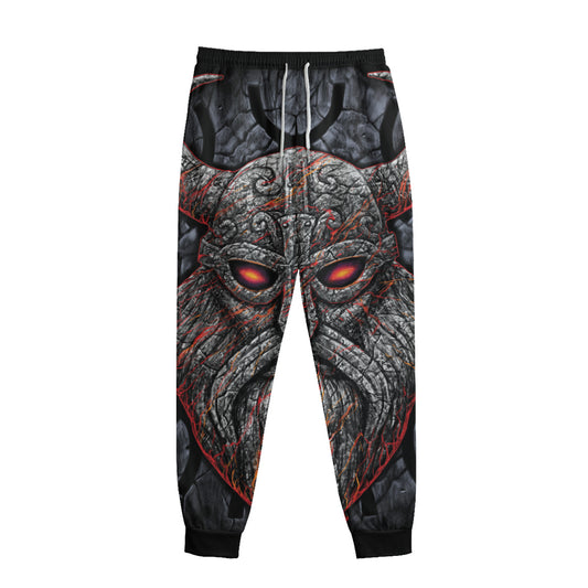 Ancient Viking Norse God Odin Print Sweatpants