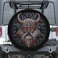 Ancient Viking Norse God Odin Print Tire Cover
