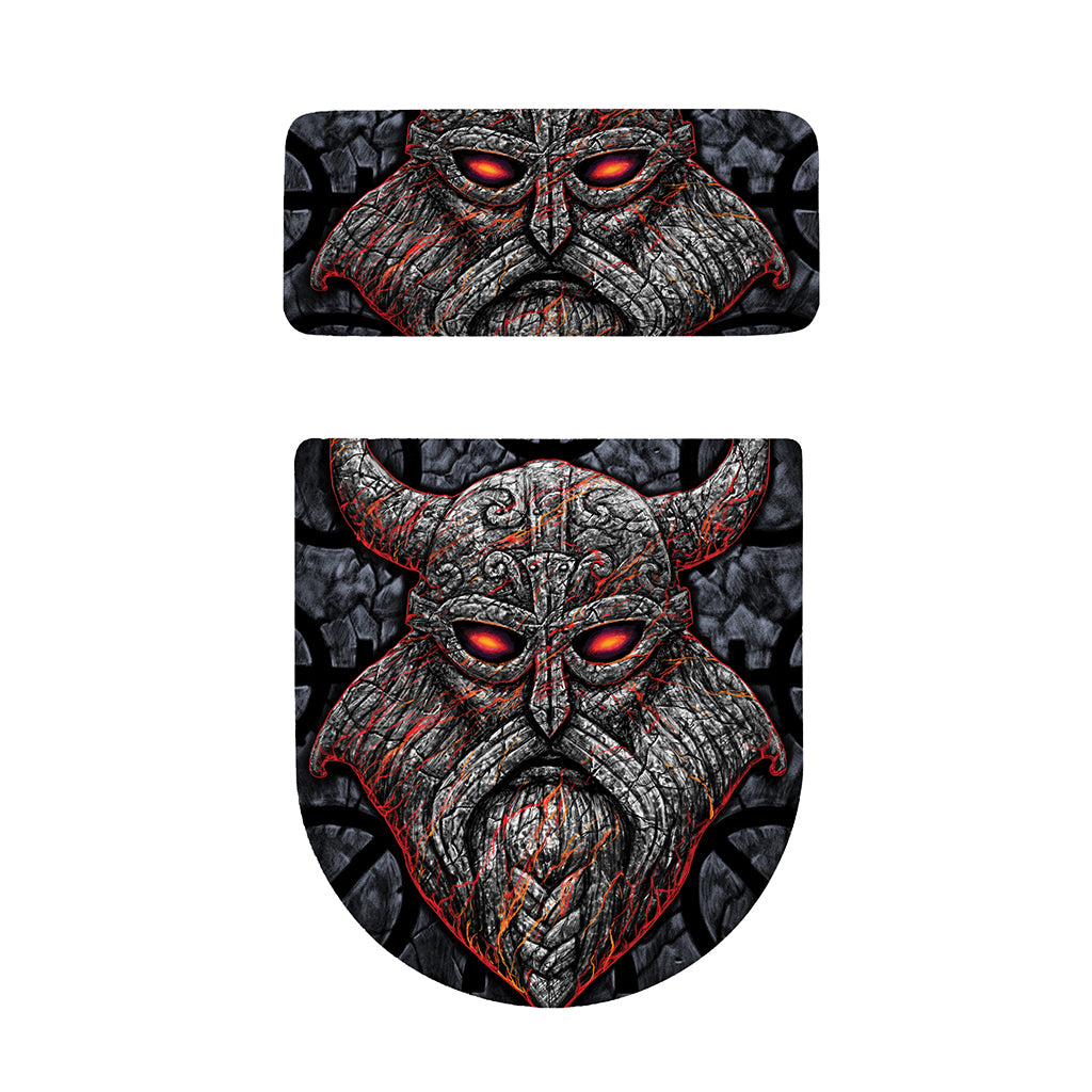 Ancient Viking Norse God Odin Print Toilet Lid And Tank Cover Set
