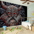 Ancient Viking Norse God Odin Print Wall Sticker