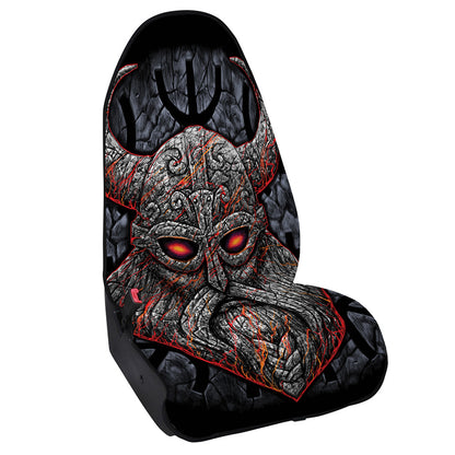 Ancient Viking Norse God Odin Print Waterproof Car Seat Cover