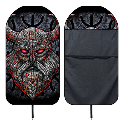 Ancient Viking Norse God Odin Print Waterproof Car Seat Cover
