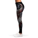 Ancient Viking Norse God Odin Print Women's Leggings