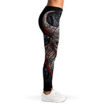 Ancient Viking Norse God Odin Print Women's Leggings