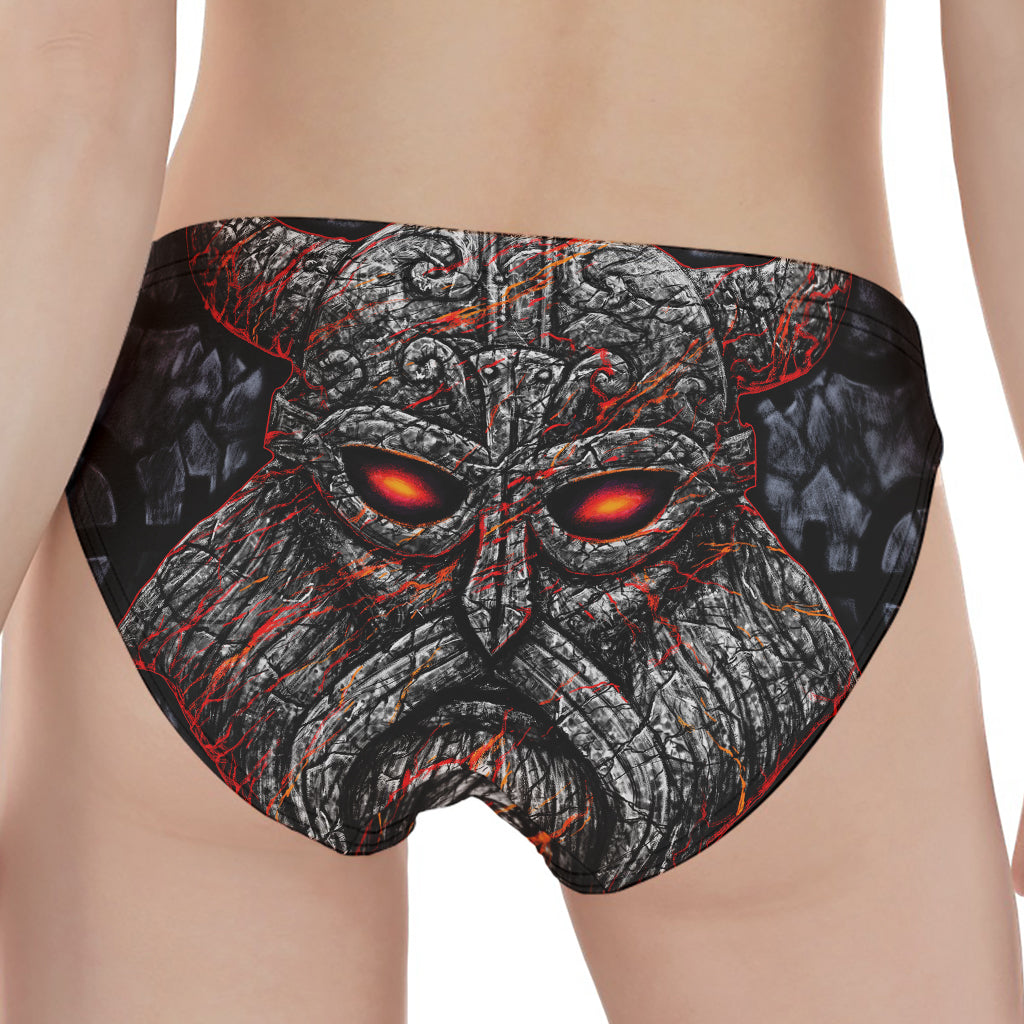 Ancient Viking Norse God Odin Print Women's Panties
