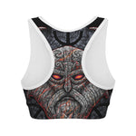 Ancient Viking Norse God Odin Print Women's Sports Bra