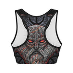 Ancient Viking Norse God Odin Print Women's Sports Bra