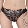 Ancient Viking Norse God Odin Print Women's Thong