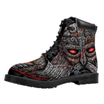 Ancient Viking Norse God Odin Print Work Boots