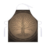 Ancient Yggdrasil Tree Print Adjustable Apron
