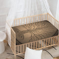 Ancient Yggdrasil Tree Print Baby Crib Sheet