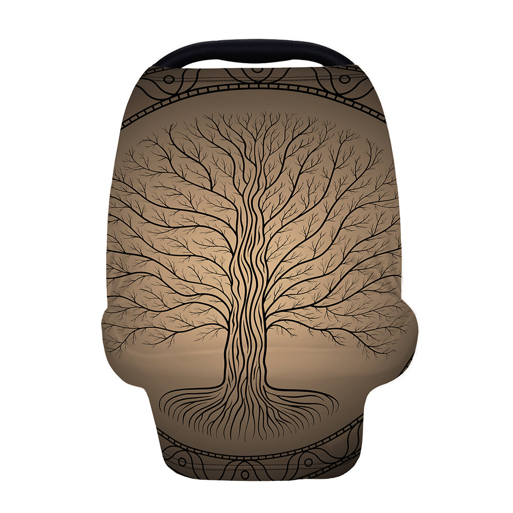 Ancient Yggdrasil Tree Print Baby Seat Cover