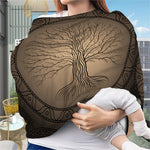 Ancient Yggdrasil Tree Print Baby Seat Cover