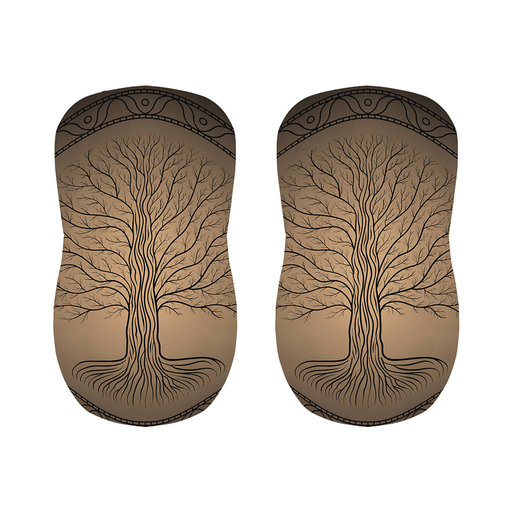Ancient Yggdrasil Tree Print Bar Stool Covers