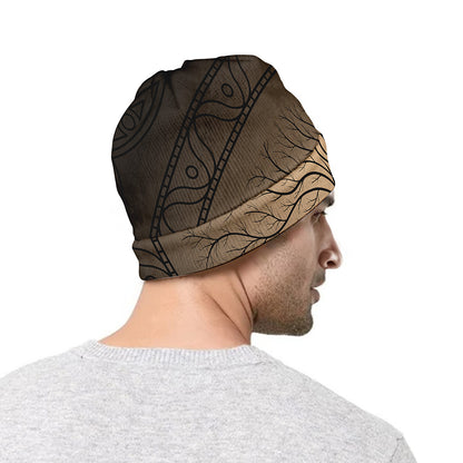 Ancient Yggdrasil Tree Print Beanie