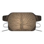 Ancient Yggdrasil Tree Print Car Windshield Snow Cover