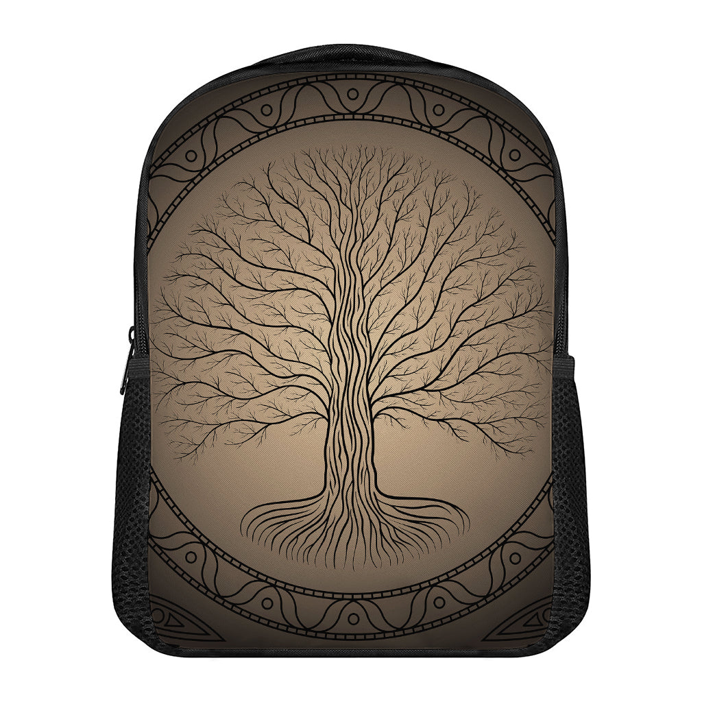 Ancient Yggdrasil Tree Print Casual Backpack