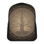 Ancient Yggdrasil Tree Print Casual Backpack