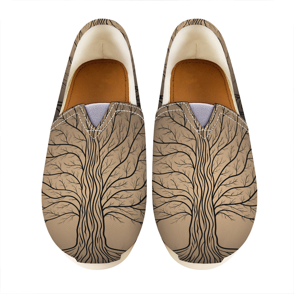 Ancient Yggdrasil Tree Print Casual Shoes