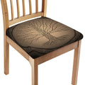 Ancient Yggdrasil Tree Print Chair Cushion Cover
