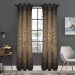 Ancient Yggdrasil Tree Print Curtain