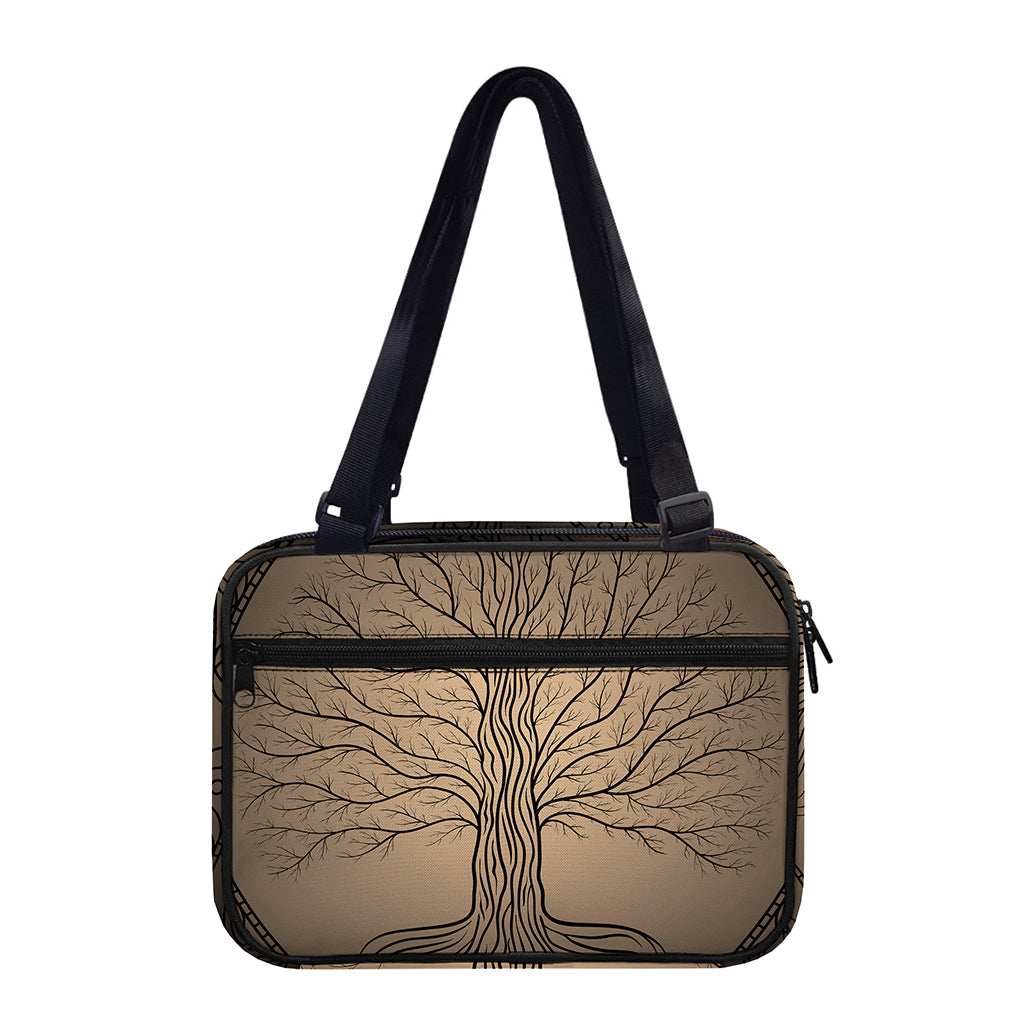 Ancient Yggdrasil Tree Print Double Strap Bible Bag