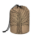 Ancient Yggdrasil Tree Print Drawstring Makeup Bag