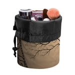 Ancient Yggdrasil Tree Print Drawstring Makeup Bag