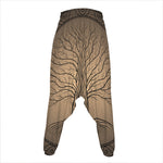 Ancient Yggdrasil Tree Print Hammer Pants
