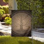 Ancient Yggdrasil Tree Print House Flag