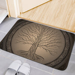 Ancient Yggdrasil Tree Print Indoor Door Mat
