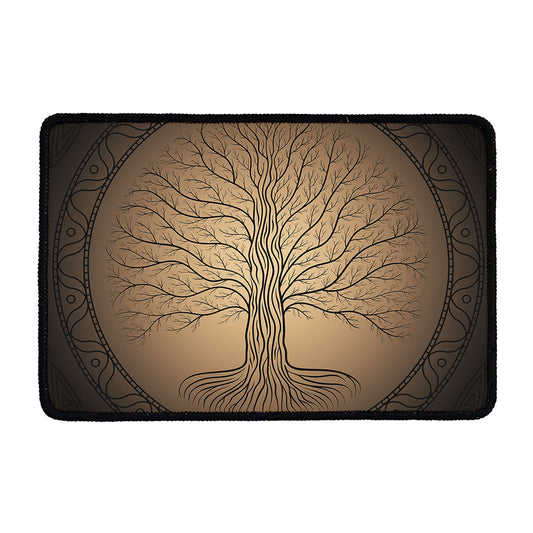 Ancient Yggdrasil Tree Print Kitchen Mat