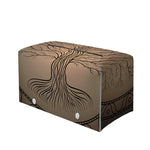 Ancient Yggdrasil Tree Print Leather Tissue Box Cover