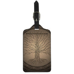 Ancient Yggdrasil Tree Print Luggage Tag