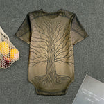 Ancient Yggdrasil Tree Print Men's Bodysuit