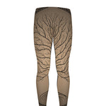 Ancient Yggdrasil Tree Print Men's leggings