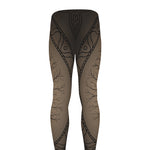 Ancient Yggdrasil Tree Print Men's leggings
