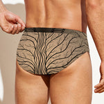 Ancient Yggdrasil Tree Print Men's Swim Briefs