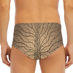 Ancient Yggdrasil Tree Print Men's Triangle Swim Briefs