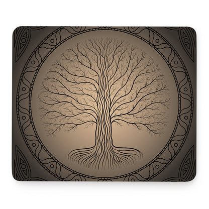 Ancient Yggdrasil Tree Print Mouse Pad