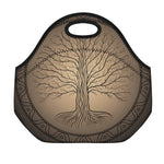 Ancient Yggdrasil Tree Print Neoprene Lunch Bag