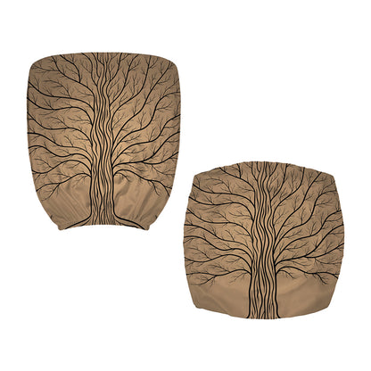 Ancient Yggdrasil Tree Print Office Chair Cover