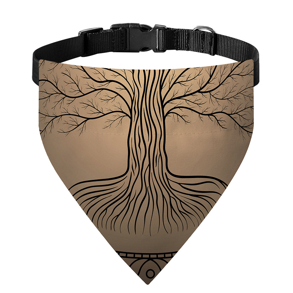 Ancient Yggdrasil Tree Print Over The Collar Dog Bandana