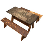 Ancient Yggdrasil Tree Print Picnic Table Cover