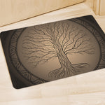 Ancient Yggdrasil Tree Print Polyester Doormat