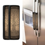 Ancient Yggdrasil Tree Print Refrigerator Handle Covers