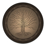 Ancient Yggdrasil Tree Print Round Floor Mat