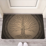 Ancient Yggdrasil Tree Print Rubber Doormat