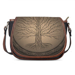Ancient Yggdrasil Tree Print Saddle Bag